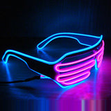 Gafas LED Rayas - Fiestas - Rave - Cumpleaños