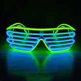 Gafas LED Rayas - Fiestas - Rave - Cumpleaños