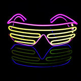 Gafas LED Rayas - Fiestas - Rave - Cumpleaños