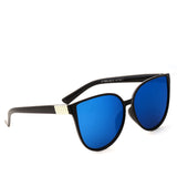 Gafas de sol de moda, efecto espejo