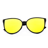 Gafas de sol de moda, efecto espejo