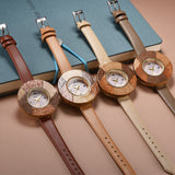 Reloj de lujo echo de bambú