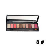 Paleta de sombras de ojos mate y maquillaje - 10 Colores