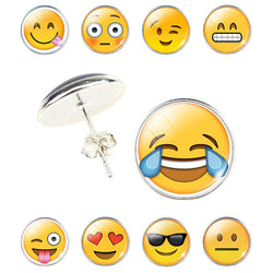 Pendientes de mujer con forma de "Emoticonos"