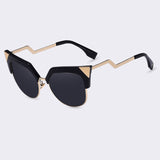 Gafas de sol Fashion, patilla curva