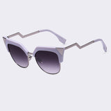 Gafas de sol Fashion, patilla curva