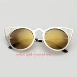 Gafas de sol del gato de metal vintage