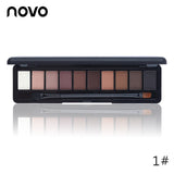 Paleta de sombras de ojos mate y maquillaje - 10 Colores