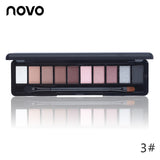 Paleta de sombras de ojos mate y maquillaje - 10 Colores