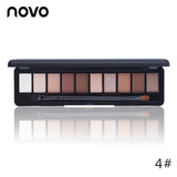 Paleta de sombras de ojos mate y maquillaje - 10 Colores