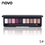 Paleta de sombras de ojos mate y maquillaje - 10 Colores