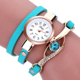 Reloj de pulsera con piedra brillante