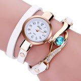 Reloj de pulsera con piedra brillante