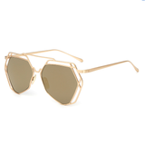 Gafas de sol Hexagonales - Efecto espejo - UV400 - Anti-Reflejo