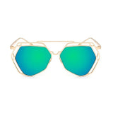 Gafas de sol Hexagonales - Efecto espejo - UV400 - Anti-Reflejo