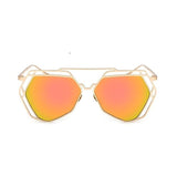 Gafas de sol Hexagonales - Efecto espejo - UV400 - Anti-Reflejo