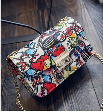 Bolso pequeño estilo "Graffiti"