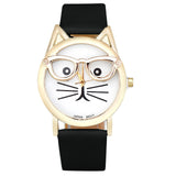 Precioso reloj para mujer con cara de gato