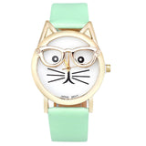 Precioso reloj para mujer con cara de gato