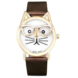 Precioso reloj para mujer con cara de gato