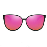 Gafas de sol de moda, efecto espejo