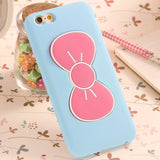 Funda de colores con lazo