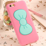 Funda de colores con lazo