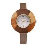 Reloj de lujo echo de bambú