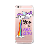 Fundas divertidas de Unicornios para Iphone