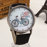 Relojes de cuarzo Vintage con Bicicleta