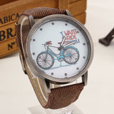 Relojes de cuarzo Vintage con Bicicleta