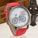 Relojes de cuarzo Vintage con Bicicleta