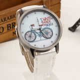 Relojes de cuarzo Vintage con Bicicleta