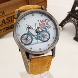 Relojes de cuarzo Vintage con Bicicleta