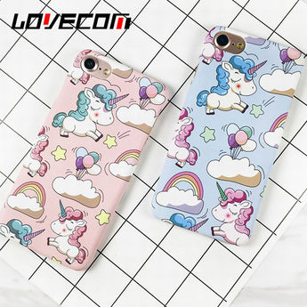 Funda de arcoiris con unicornios