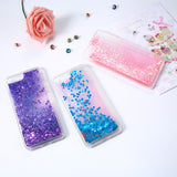 Funda transparente con brillantina para Iphone