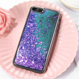 Funda transparente con brillantina para Iphone