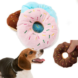 Juguete de peluche para perros con forma de "Donuts"