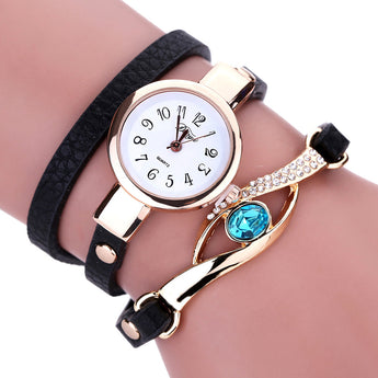 Reloj de pulsera con piedra brillante