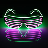 Gafas LED Rayas - Fiestas - Rave - Cumpleaños